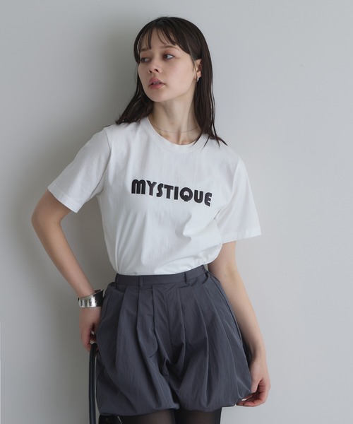 &. NOSTALGIA(アンドドットノスタルジア)の「【ZOZO限定】ロゴTシャツ(Tシャツ/カットソー・レディース・オフホワイト/ブラック・M)」の17枚目の写真