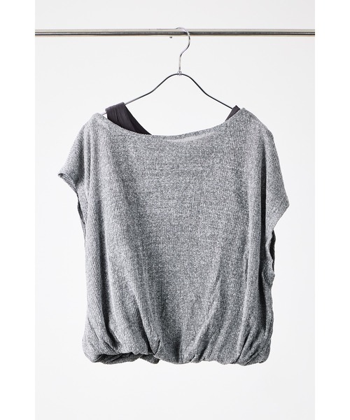 tシャツ 「 AGAWD / アガウド 」Asymmetry Balloon Cutsew / アシンメトリーバルーンカットソー　 レディース メン AGAWD / アガウド 】Asymmetry Balloon Cutsew / アシンメトリー