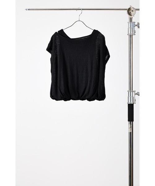 tシャツ 「 AGAWD / アガウド 」Asymmetry Balloon Cutsew / アシンメトリーバルーンカットソー　 レディース メン AGAWD / アガウド 】Asymmetry Balloon Cutsew / アシンメトリー