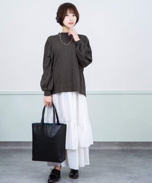 PELLETTERIA VENETA（ペレッテリアベネタ）の「【pelletteria Veneta】トートバッグ　牛革（トートバッグ・レディース・ベージュ/ブラック・FREE）」の17枚目の写真