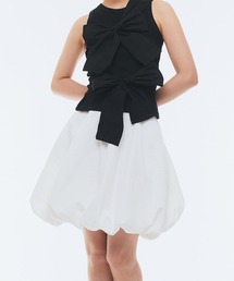 ジャガードバルーンスカート ミディアム丈