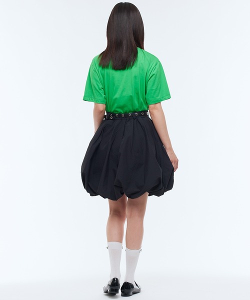 Narcissus（ナルシス）の「ジャガードバルーンスカート　ミディアム丈（スカート・レディース・ホワイト/ブラック・FREE）」の4枚目の写真