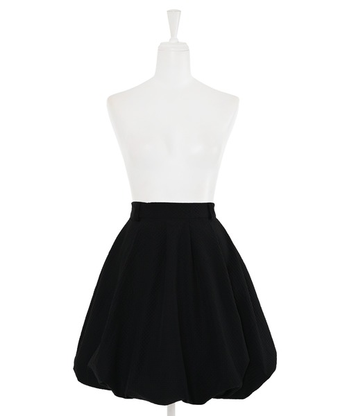 Narcissus（ナルシス）の「ジャガードバルーンスカート　ミディアム丈（スカート・レディース・ホワイト/ブラック・FREE）」の7枚目の写真