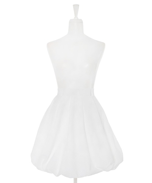 Narcissus（ナルシス）の「ジャガードバルーンスカート　ミディアム丈（スカート・レディース・ホワイト/ブラック・FREE）」の10枚目の写真