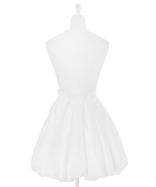 Narcissus（ナルシス）の「ジャガードバルーンスカート　ミディアム丈（スカート・レディース・ホワイト/ブラック・FREE）」の11枚目の写真