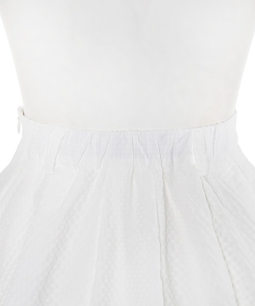 Narcissus（ナルシス）の「ジャガードバルーンスカート　ミディアム丈（スカート・レディース・ホワイト/ブラック・FREE）」の13枚目の写真