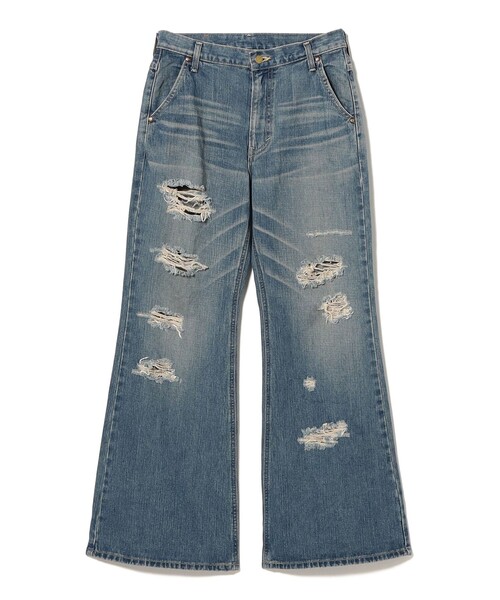 Ray BEAMS（レイビームス）の「【別注】Lee / RIPPED JEANS（デニムパンツ・レディース・ライトブルー・X-SMALL/SMALL/MEDIUM）」の11枚目の写真