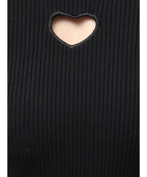 GYDA（ジェイダ）の「OPEN HEART ニットトップス（ニット/セーター・レディース・レッド/オフホワイト/ブラック・FREE）」の15枚目の写真