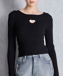 GYDA | OPEN HEART ニットトップス(ニット/セーター)