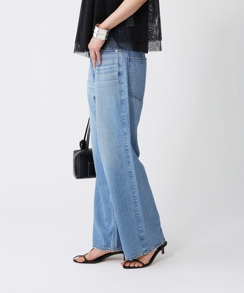 BABYLONE（バビロン）の「【upper hights】THE CLARA（デニムパンツ・レディース・ネイビー/ブルー・25/24）」の8枚目の写真