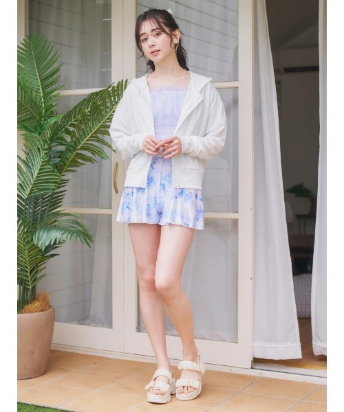 MayBeach★韓国★クロップ カバーアップ ラッシュガード★ MayBeach☆韓国☆クロップ カバーアップ ラッシュガード☆ 楽天