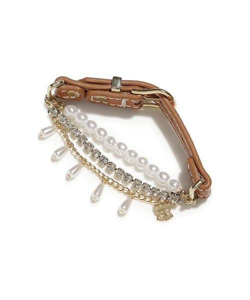 FURFUR（ファーファー）の「レザーパールブレスレット（ブレスレット・レディース・ホワイト/ブラック/ベージュ・F）」の11枚目の写真