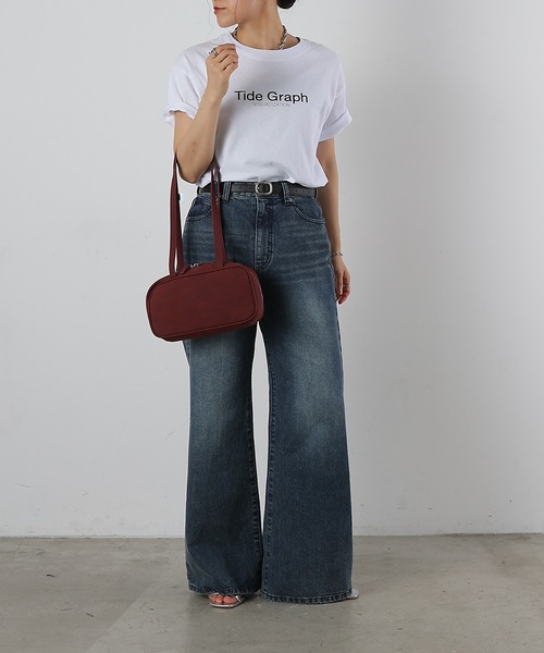 COLONY 2139（コロニートゥーワンスリーナイン）の「スクエアミニボストンバッグ（ボストンバッグ・レディース・レッド/ブラック/キャメル・FREE）」の13枚目の写真