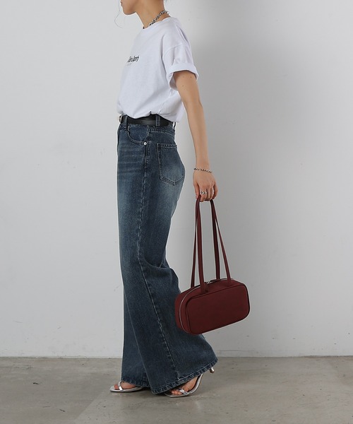 COLONY 2139（コロニートゥーワンスリーナイン）の「スクエアミニボストンバッグ（ボストンバッグ・レディース・レッド/ブラック/キャメル・FREE）」の7枚目の写真