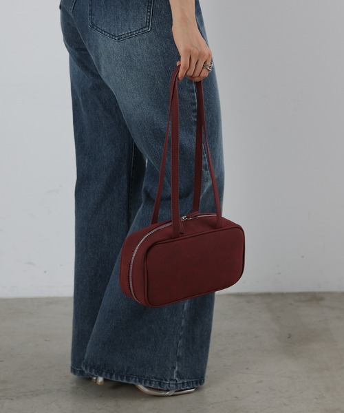 COLONY 2139（コロニートゥーワンスリーナイン）の「スクエアミニボストンバッグ（ボストンバッグ・レディース・レッド/ブラック/キャメル・FREE）」の19枚目の写真