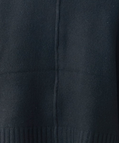 Lui's（ルイス）の「【Neucon/ニューコン】クロップドショートオーバーサイズタートルネックニット（ニット/セーター・メンズ・グレー/サックスブルー/ブラック・2/1）」の8枚目の写真