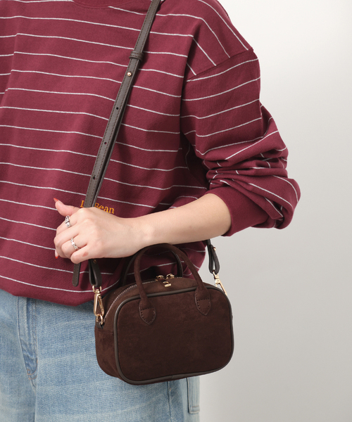 VELETTO（ベレット）の「【VELETTO/ヴェレット】ミニハンドBAG（ハンドバッグ・レディース・ブラウン/ブラック・FREE）」の6枚目の写真