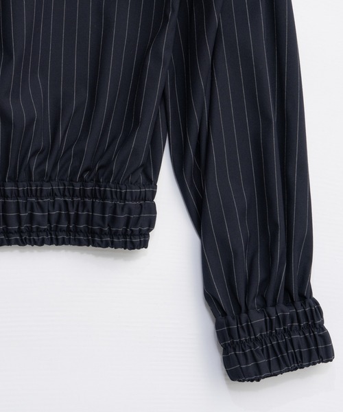 PRANK PROJECT（プランクプロジェクト）の「ウーステッドトラックブルゾン / Wool Track Blouson（ブルゾン・レディース・グレー/ネイビー・FREE）」の17枚目の写真