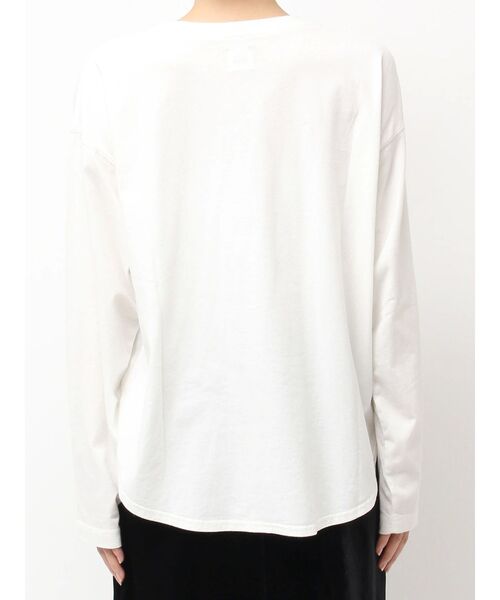 Ungrid（アングリッド）の「ラウンドロングスリーブTee（Tシャツ/カットソー・レディース・オフホワイト・FREE）」の5枚目の写真