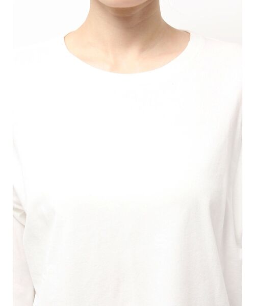 Ungrid（アングリッド）の「ラウンドロングスリーブTee（Tシャツ/カットソー・レディース・オフホワイト・FREE）」の6枚目の写真