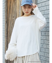 Ungrid | ラウンドロングスリーブTee(Tシャツ/カットソー)