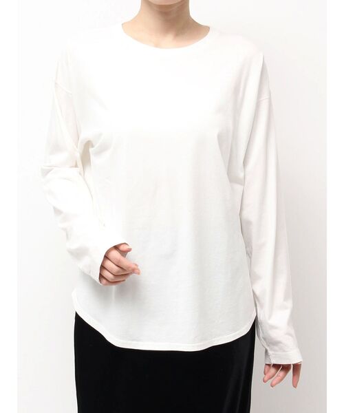 Ungrid（アングリッド）の「ラウンドロングスリーブTee（Tシャツ/カットソー・レディース・オフホワイト・FREE）」の15枚目の写真