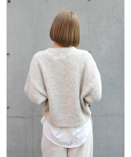 Ungrid（アングリッド）の「ラウンドロングスリーブTee（Tシャツ/カットソー・レディース・オフホワイト・FREE）」の17枚目の写真