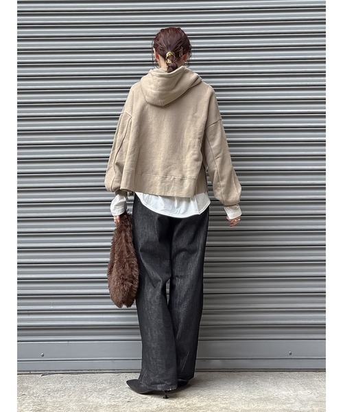 Ungrid（アングリッド）の「ラウンドロングスリーブTee（Tシャツ/カットソー・レディース・オフホワイト・FREE）」の21枚目の写真