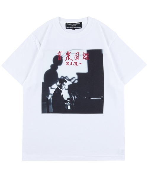 坂本龍一 限定　音を視る 時を聴く展　メディコムトイコラボTシャツ　XL 坂本龍一 限定 音を視る 時を聴く展 メディコムトイコラボTシャツ