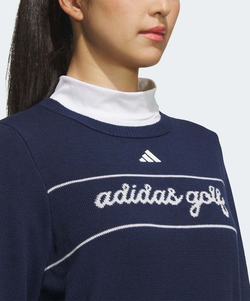 adidas（アディダス）の「トラディショナルパターン セーター【adidas Golf/アディダスゴルフ】（ニット/セーター・レディース・ネイビー/ホワイト/グリーン・XX-LARGE/LARGE/MEDIUM/SMALL/X-LARGE/X-SMALL）」の20枚目の写真