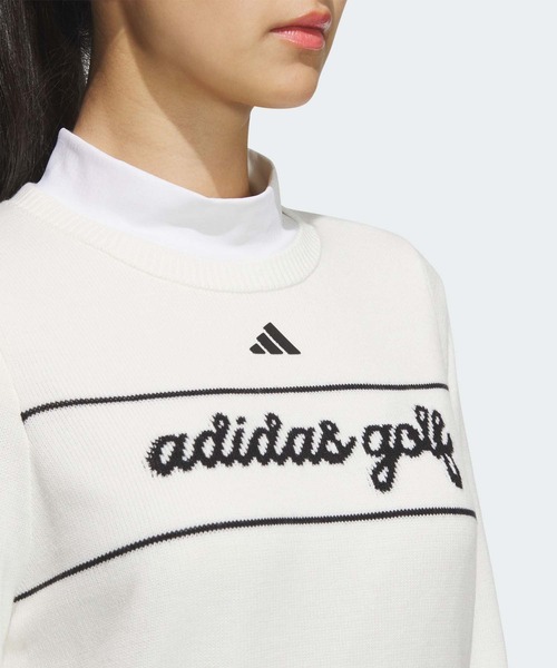 adidas（アディダス）の「トラディショナルパターン セーター【adidas Golf/アディダスゴルフ】（ニット/セーター・レディース・ネイビー/ホワイト/グリーン・XX-LARGE/LARGE/MEDIUM/SMALL/X-LARGE/X-SMALL）」の8枚目の写真