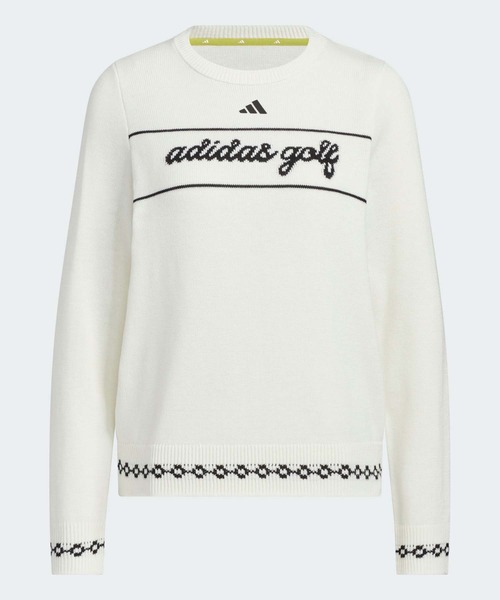 adidas（アディダス）の「トラディショナルパターン セーター【adidas Golf/アディダスゴルフ】（ニット/セーター・レディース・ネイビー/ホワイト/グリーン・XX-LARGE/LARGE/MEDIUM/SMALL/X-LARGE/X-SMALL）」の7枚目の写真