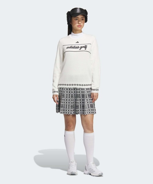 adidas（アディダス）の「トラディショナルパターン セーター【adidas Golf/アディダスゴルフ】（ニット/セーター・レディース・ネイビー/ホワイト/グリーン・XX-LARGE/LARGE/MEDIUM/SMALL/X-LARGE/X-SMALL）」の6枚目の写真