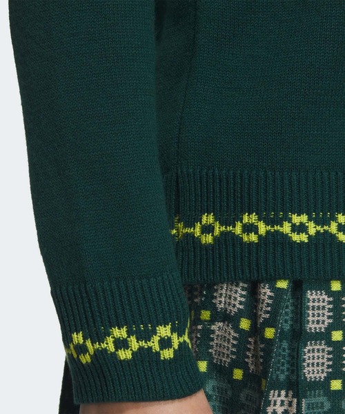 adidas（アディダス）の「トラディショナルパターン セーター【adidas Golf/アディダスゴルフ】（ニット/セーター・レディース・ネイビー/ホワイト/グリーン・XX-LARGE/LARGE/MEDIUM/SMALL/X-LARGE/X-SMALL）」の14枚目の写真