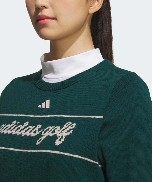adidas（アディダス）の「トラディショナルパターン セーター【adidas Golf/アディダスゴルフ】（ニット/セーター・レディース・ネイビー/ホワイト/グリーン・XX-LARGE/LARGE/MEDIUM/SMALL/X-LARGE/X-SMALL）」の15枚目の写真