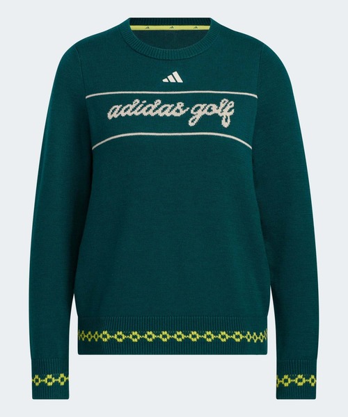 adidas（アディダス）の「トラディショナルパターン セーター【adidas Golf/アディダスゴルフ】（ニット/セーター・レディース・ネイビー/ホワイト/グリーン・XX-LARGE/LARGE/MEDIUM/SMALL/X-LARGE/X-SMALL）」の13枚目の写真
