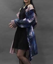 axes femme POETIQUE | 揺蕩う海月シアーロングシャツ(シャツ/ブラウス)