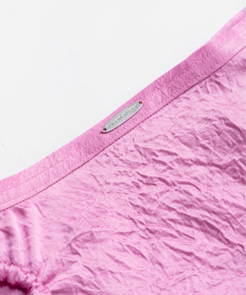 MAISON SPECIAL（メゾンスペシャル）の「Ribbon Satin Mermaid Skirt/リボンサテンマーメイドスカート（スカート・レディース・カーキ/ピンク/ブラック・36/38）」の17枚目の写真