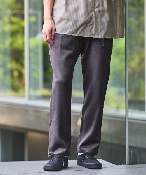 Gramicci（グラミチ）の「【別注】＜Gramicci＞GLR ウールライク ナローテーパード パンツ（その他パンツ・メンズ・ブラック/グレー/ダークグレー・S/M/L/XL）」の2枚目の写真