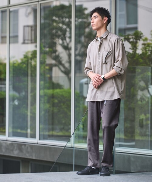 Gramicci（グラミチ）の「【別注】＜Gramicci＞GLR ウールライク ナローテーパード パンツ（その他パンツ・メンズ・ブラック/グレー/ダークグレー・S/M/L/XL）」の20枚目の写真