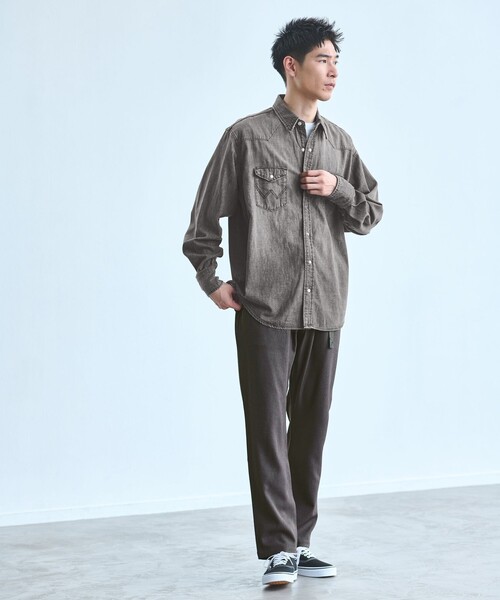 Gramicci（グラミチ）の「【別注】＜Gramicci＞GLR ウールライク ナローテーパード パンツ（その他パンツ・メンズ・ブラック/グレー/ダークグレー・S/M/L/XL）」の14枚目の写真