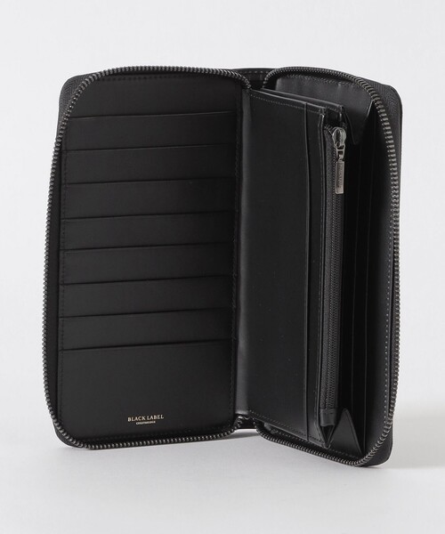 BLACK LABEL CRESTBRIDGE(ブラックレーベル・クレストブリッジ)の「エンボスチェックラウンドジップウォレット(財布・メンズ・チャコールグレー・FREE)」の8枚目の写真