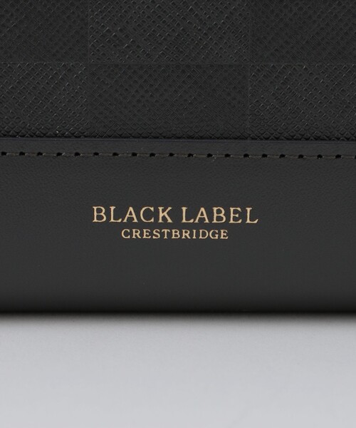 BLACK LABEL CRESTBRIDGE(ブラックレーベル・クレストブリッジ)の「エンボスチェックラウンドジップウォレット(財布・メンズ・チャコールグレー・FREE)」の11枚目の写真