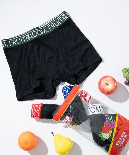 FRUIT OF THE LOOM(フルーツオブザルーム)の「【FRUIT OF THE LOOM】5P TC フライス ボクサーブリーフ / フルーツオブザルーム ロゴ入り アンダーウェア(ブリーフ・メンズ・カーキ/ホワイト/イエロー/ブラック・L/XL/M)」の3枚目の写真
