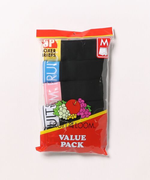 FRUIT OF THE LOOM(フルーツオブザルーム)の「【FRUIT OF THE LOOM】5P TC フライス ボクサーブリーフ / フルーツオブザルーム ロゴ入り アンダーウェア(ブリーフ・メンズ・カーキ/ホワイト/イエロー/ブラック・L/XL/M)」の14枚目の写真