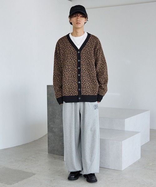 UNISEX》レオパード柄カーディガン（カーディガン/ボレロ