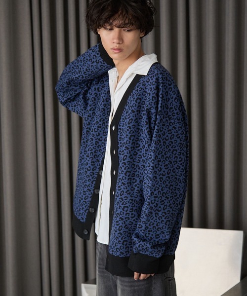 UNISEX》レオパード柄カーディガン（カーディガン/ボレロ）｜PBLIM