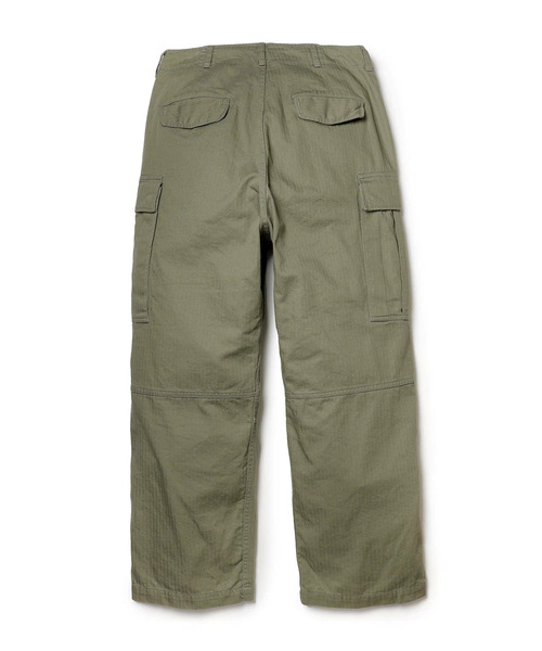 MR.OLIVE（ミスターオリーブ）の「MR.OLIVE ミスターオリーブ / US NAVY HERRINGBONE M-65 FIELD CARGO PANTS スレン染めヘリンボーンコットンフィールドカーゴパンツ / M253117（カーゴパンツ・メンズ・グリーン・SMALL/MEDIUM/LARGE）」の7枚目の写真