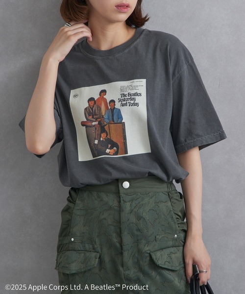 The Beatles(ザビートルズ)の「【THE FINAL VIEW】The Beatles / ビートルズ ピグメント プリントTシャツ(Tシャツ/カットソー・レディース・ホワイト/イエロー/ブラック・XL/L/M)」の22枚目の写真