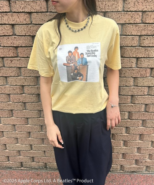 The Beatles(ザビートルズ)の「【THE FINAL VIEW】The Beatles / ビートルズ ピグメント プリントTシャツ(Tシャツ/カットソー・レディース・ホワイト/イエロー/ブラック・XL/L/M)」の5枚目の写真